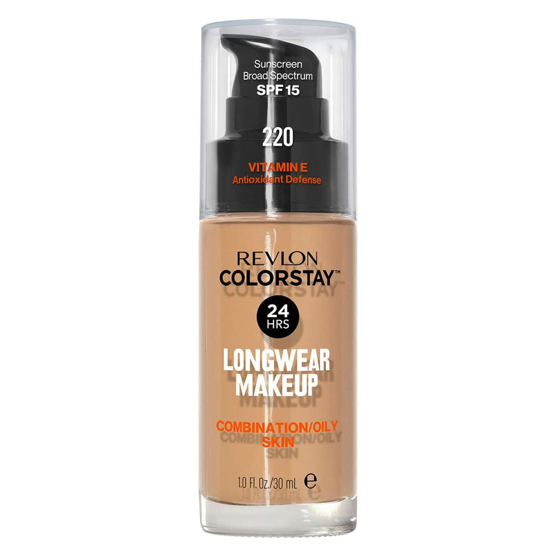 Base de maquillage liquide Revlon Colorstay Nº 220 Natural Beige Spf 15 30 ml