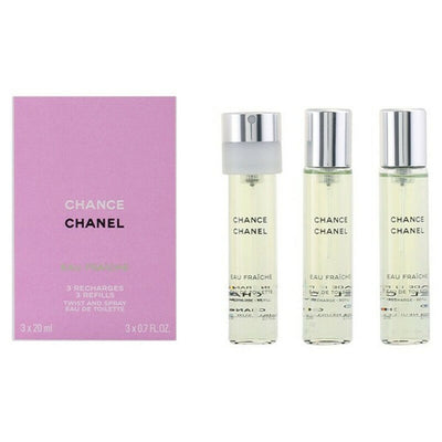 Set de Parfum Femme Chance Eau Fraiche Chanel (3 pcs) Chance Eau Fraiche