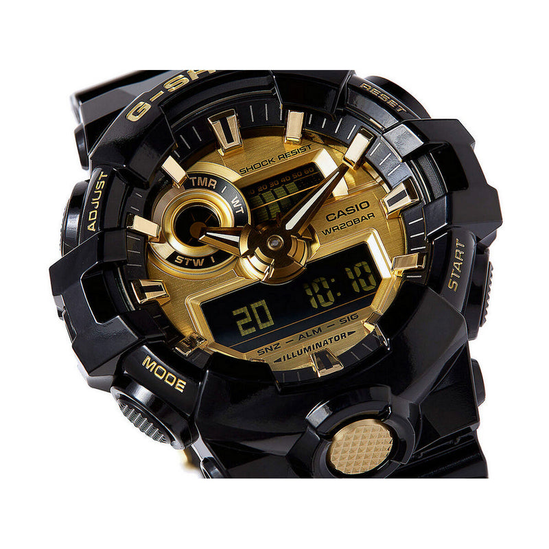 Montre Homme Casio G-Shock GS BASIC Noir Or (Ø 53,5 mm)