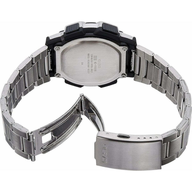 Montre Homme Casio AE-1000WD-1AVEF Numérique Acrylique Noir Gris Argenté (Ø 45 mm)