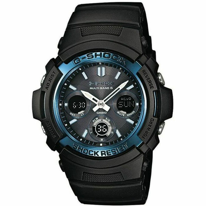 Montre Unisexe Casio Noir Bleu