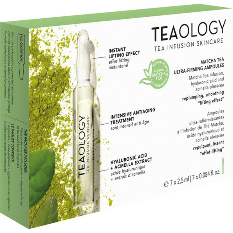 Ampoules effet lifting Teaology Matcha Tea Thé Matcha 7 ml (7 x 2,5 ml)