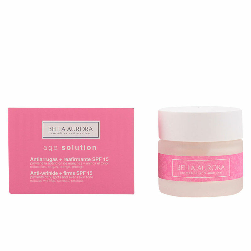 Crème antirides Bella Aurora 2526106 Raffermissant Spf 15 50 ml