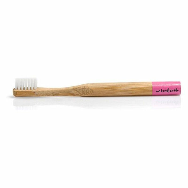 Brosse à Dents pour Enfants Naturbrush Cepillo Dental Kids Biodégradable Rose