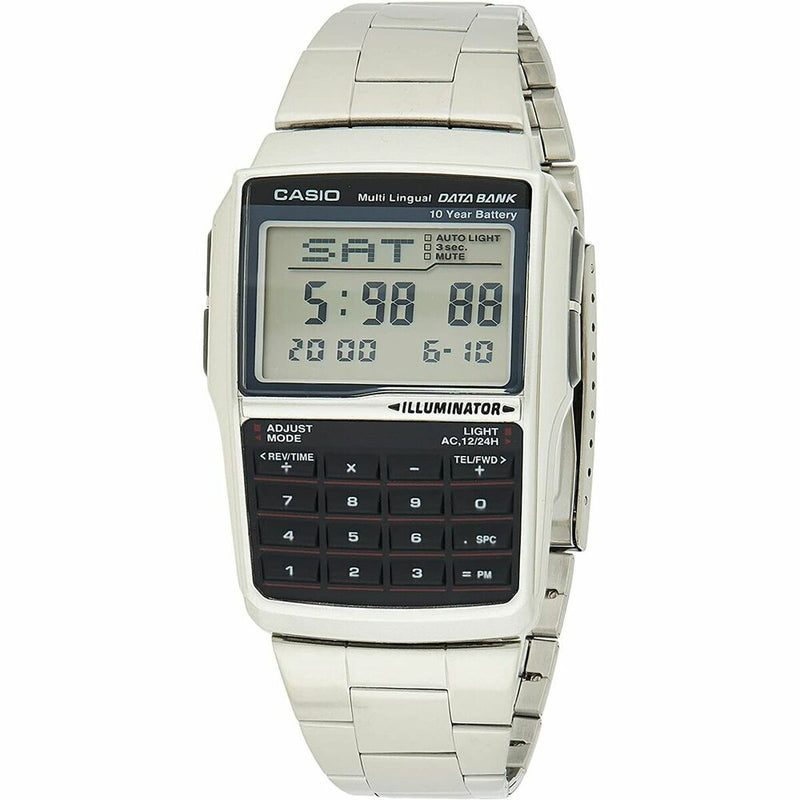 Montre Unisexe Casio EAW-DBC-32D-1A Noir Argenté