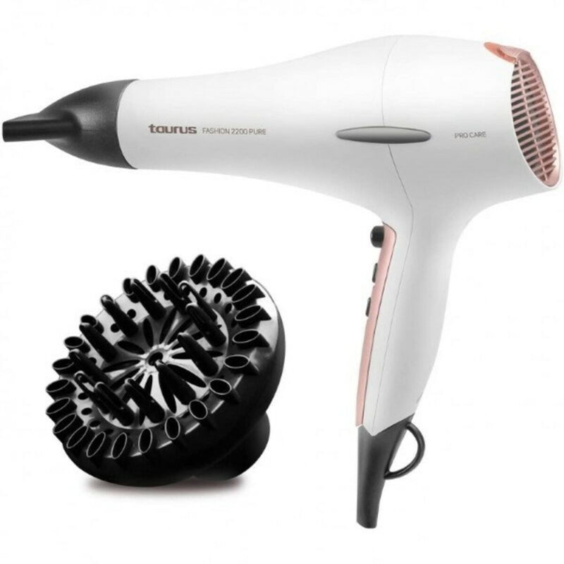 Sèche-cheveux Taurus FASHION 2200 PURE Blanc 2200W