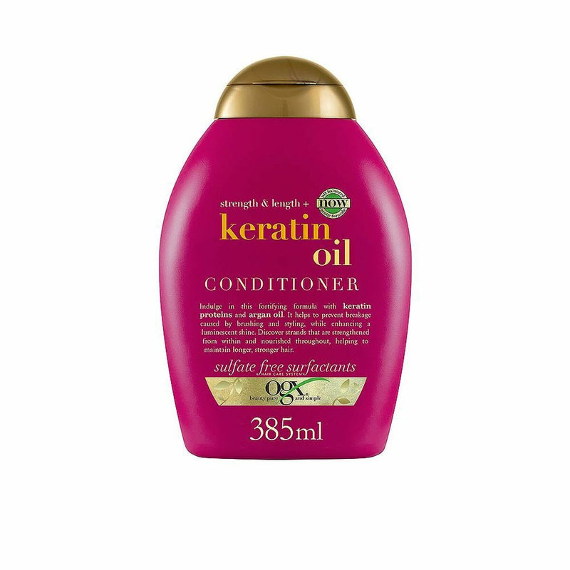 Après-shampoing Anti-chute et Anti-cassure OGX Kératine (385 ml)