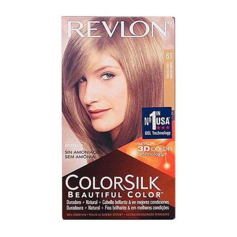 Teinture sans ammoniaque Colorsilk Revlon Blond foncé