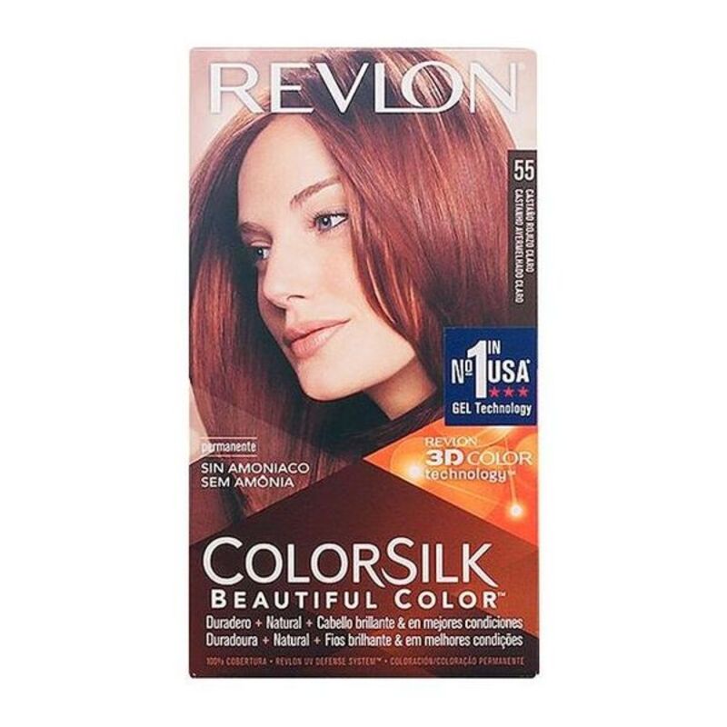 Teinture sans ammoniaque Colorsilk Revlon Rouge clair