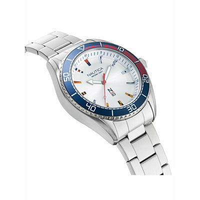 Montre Homme Nautica NAPFWS005 Argenté (Ø 44 mm)