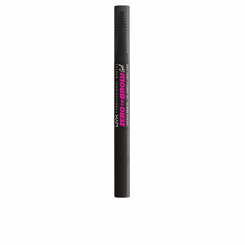 Gel Volumisant pour les Sourcils NYX Zero To Brow Nº 08 Black 2 ml