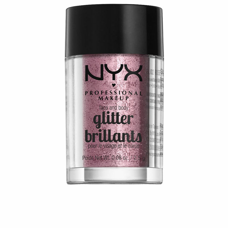 Paillettes NYX Glitter Brillants Rose 2,5 g