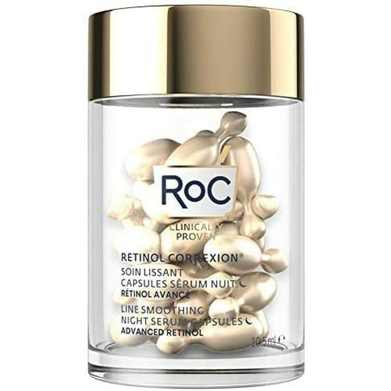 Sérum visage Roc Line Smoothing Rétinol Nuit 30 Capsules