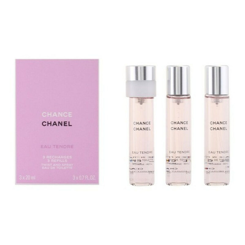 Parfum Femme Chanel Chance Eau Tendre EDT 3 pcs