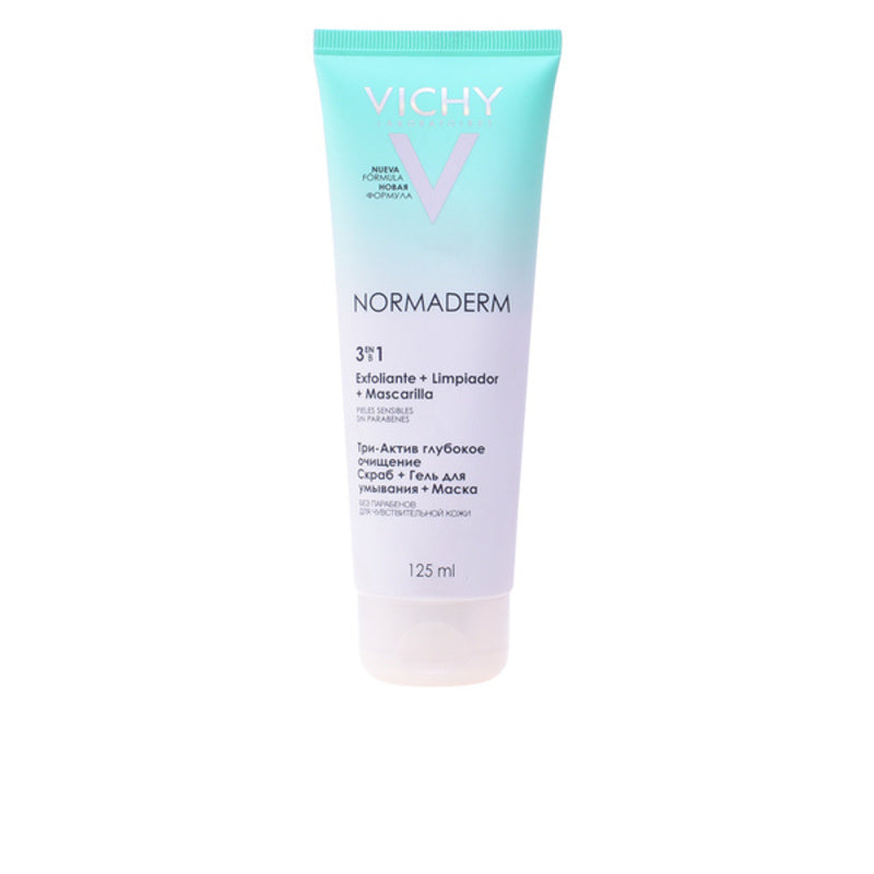 Exfoliant visage 3-en-1 NORMADERM Vichy (125 ml)