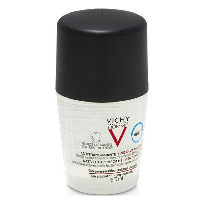 Déodorant Roll-On Vichy Homme Anti-transpirant 48 heures 50 ml