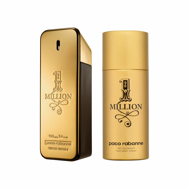 Set de Parfum Homme Paco Rabanne EDT One million 2 Pièces