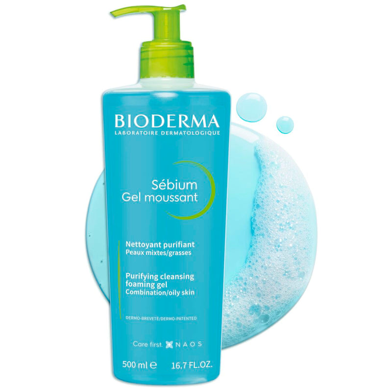 Gel nettoyant moussant Bioderma Sébium 500 ml