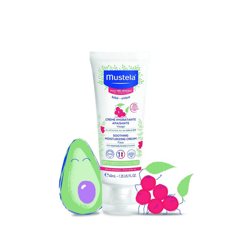 Crème Hydratante pour le Visage pour Bébés Mustela Niño 40 ml