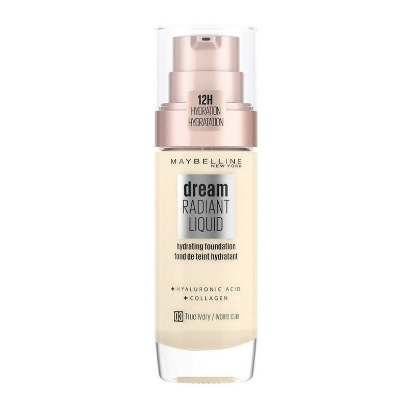 Base de maquillage liquide Maybelline Dream Satin Liquid 3-true ivory (30 ml)