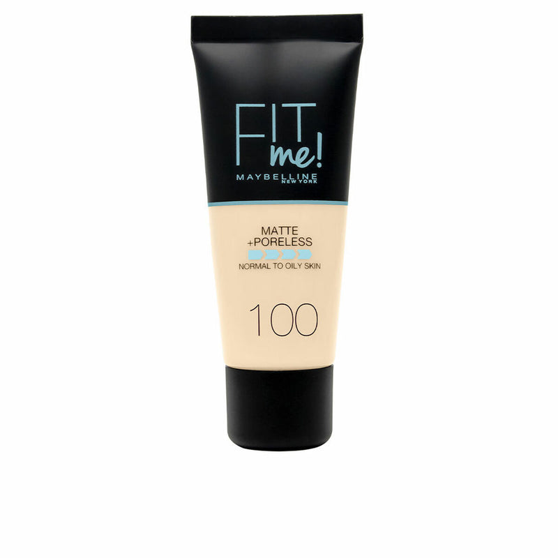 Base de maquillage liquide Maybelline Fit Me! Nº 100 Warm ivory 30 ml