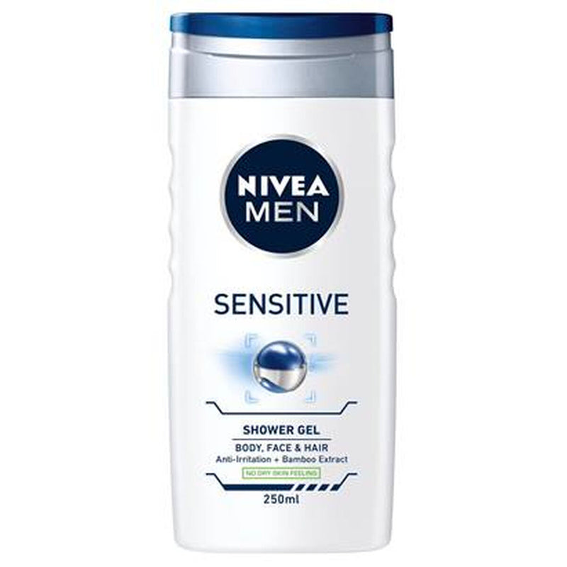 2-in-1 Gel et shampooing Nivea Men Sensitive 250 ml