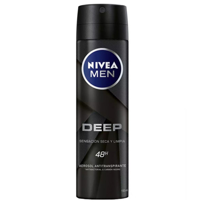 Spray déodorant Men Deep Black Carbon Nivea (150 ml)