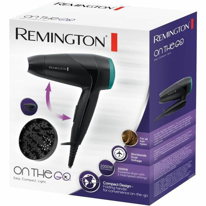 Sèche-cheveux Remington D 1500 Noir Noir/Vert 2000 W