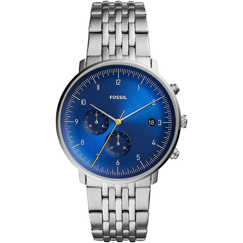 Montre Homme Fossil CHASE TIMER Argenté