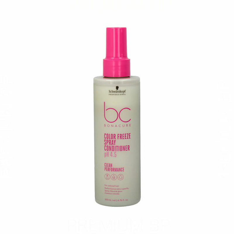 Conditionneur pour les Cheveux Teints Schwarzkopf Bonacure Color Freeze Spray (200 ml) pH 4.5