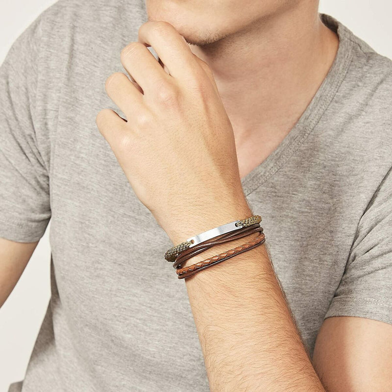 Bracelet Homme Fossil JF02703040 (1 Unités)