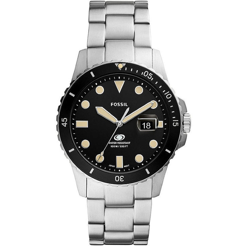 Montre Homme Fossil FS5952 Noir Argenté