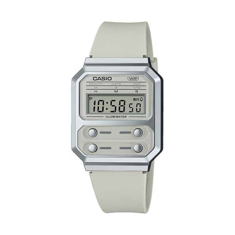 Montre Unisexe Casio F100 TRIBUTE - CREAM WHITE (Ø 40 mm)