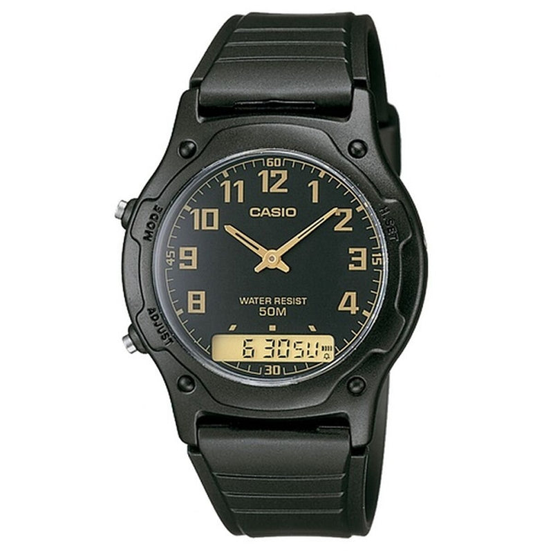 Montre Unisexe Casio AW-49H-1BVEF Noir (Ø 39 mm)