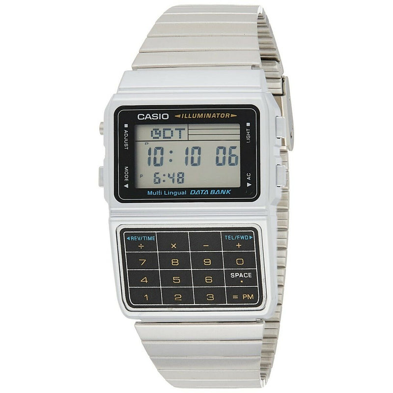 Montre Unisexe Casio DATABANK CALCULATOR STEEL - Matt case Gris