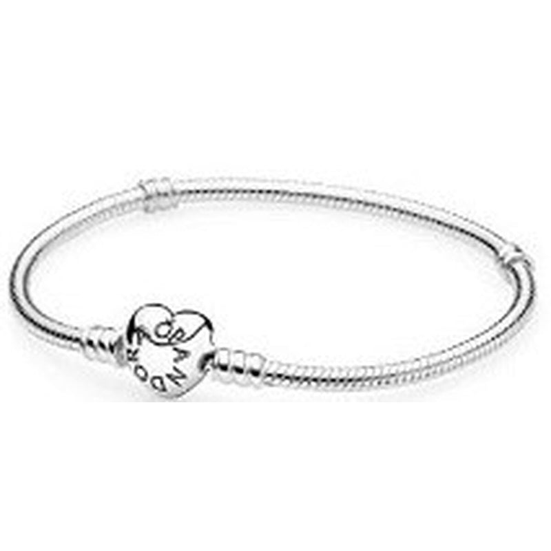 Bracelet Femme Pandora HEART CLASP SNAKE CHAIN