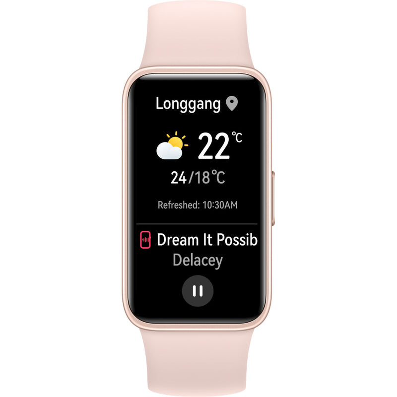 Montre intelligente Huawei Band 8 1,47" Rose Noir / Or rose