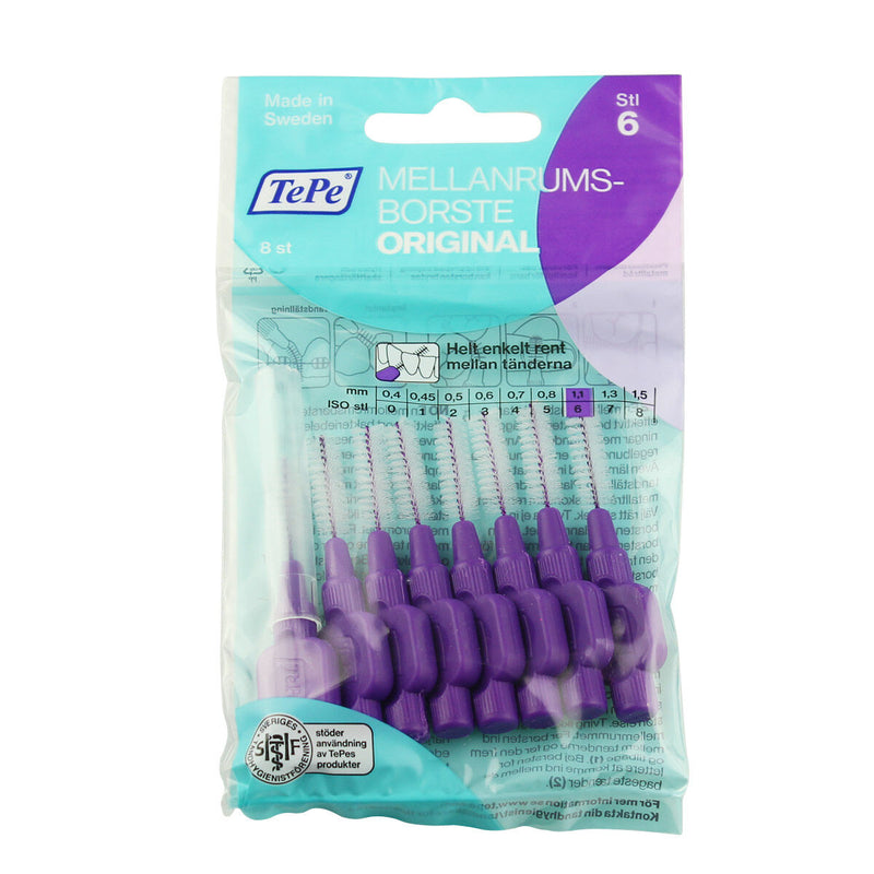 brosses interdentaires Tepe Violet (8 Unités)