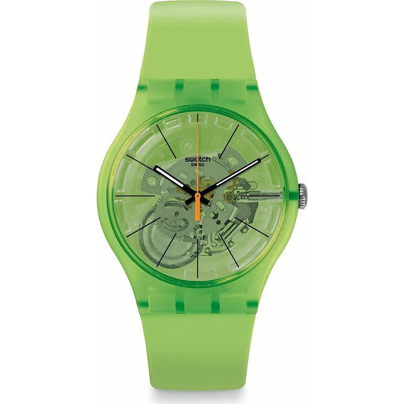 Montre Unisexe Swatch SUOG118 Vert