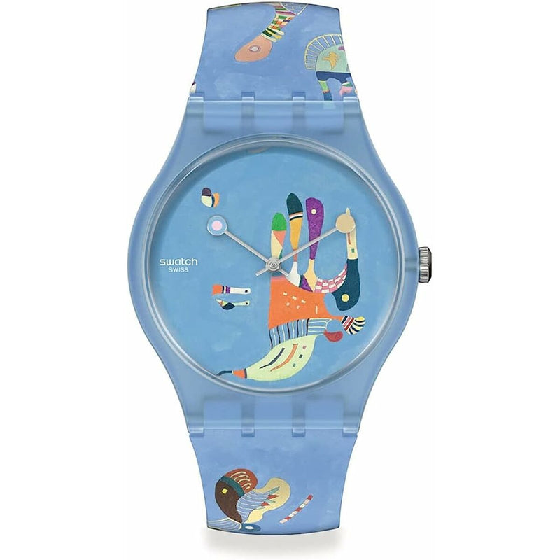 Montre Homme Swatch BLUE SKY, BY VASSILY KANDINSKY (Ø 41 mm)