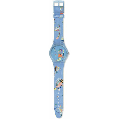 Montre Homme Swatch BLUE SKY, BY VASSILY KANDINSKY (Ø 41 mm)