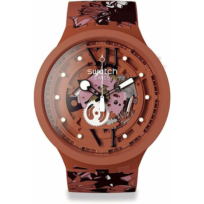 Montre Homme Swatch CAMOFLOWER COTTON (Ø 47 mm)