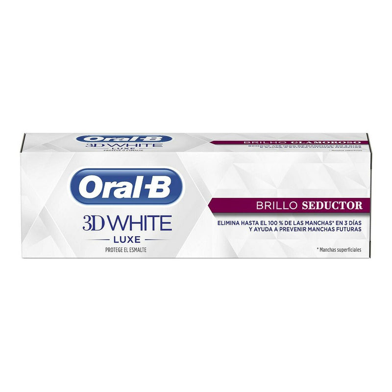 Dentifrice Blanchissant Oral-B 3D White Luxe (75 ml)