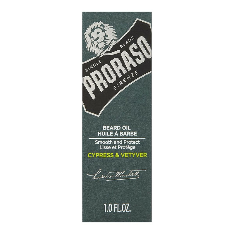 Huile pour barbe Proraso Cypress & Vetyver (30 ml)