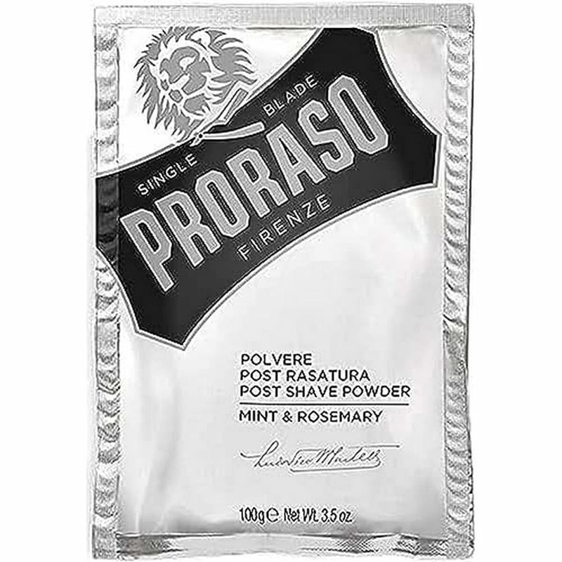 Poudre de Talc Parfumée Proraso   Romarin Menthe 100 g