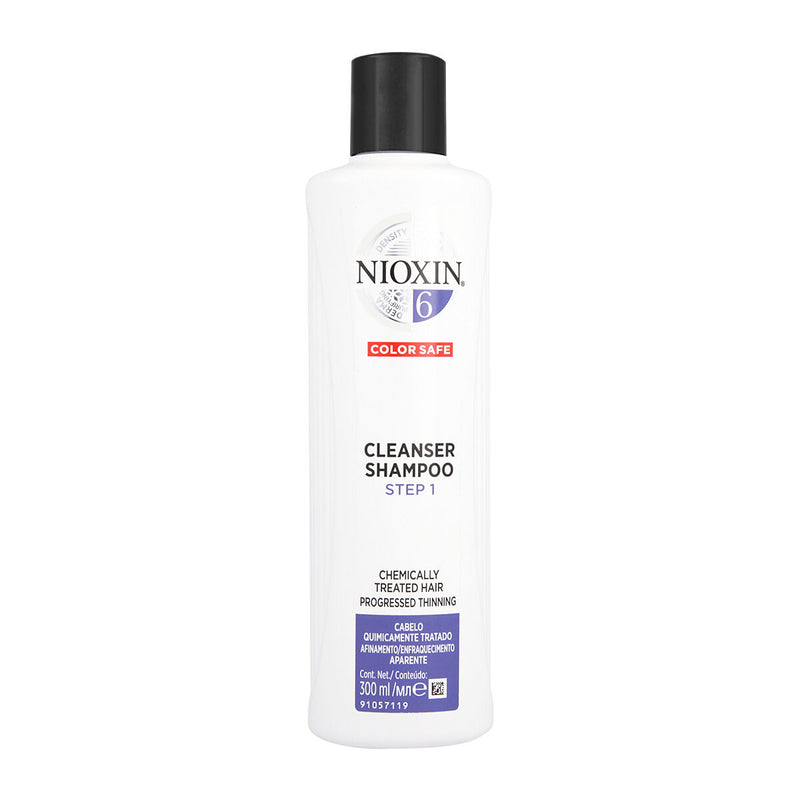 Shampoing de Lavage en Profondeur Nioxin System 6 Color Safe 300 ml