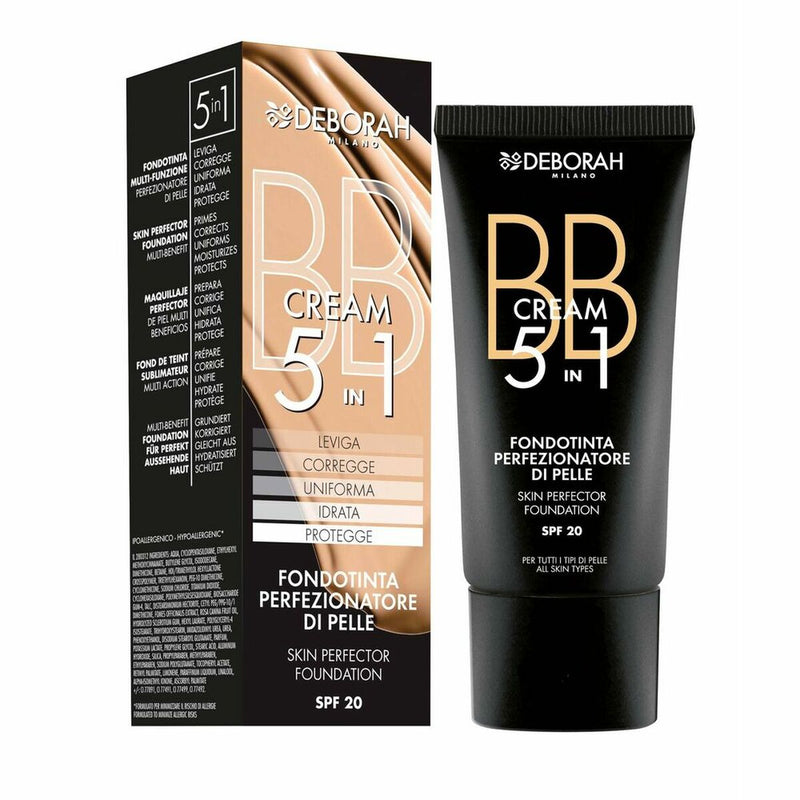 Base de Maquillage Crémeuse BB Cream Deborah 5 en 1 Nº 5