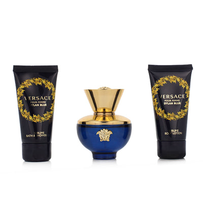 Set de Parfum Femme Versace EDP Dylan Blue 3 Pièces