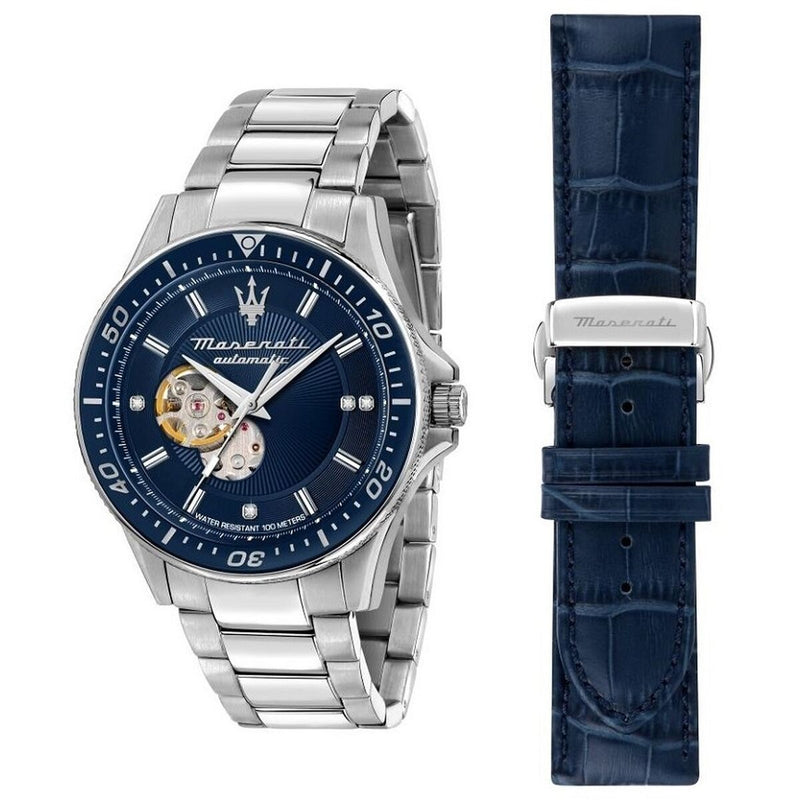 Montre Homme Maserati SFIDA SPECIAL PACK AUTOMATIC Argenté (Ø 44 mm)