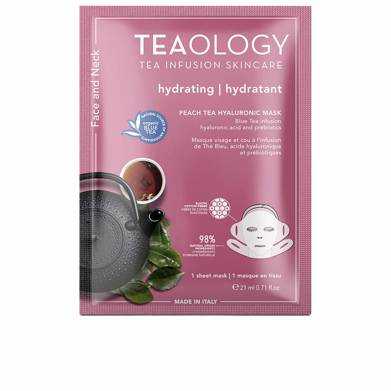 Masque facial Hydratant Teaology   Cou Thé à la pêche 21 ml